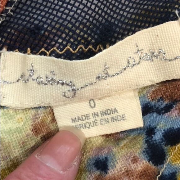 Urban Outfitters Staring at Stars Floral And Mesh Dress Sz 0 - Picture 7 of 14